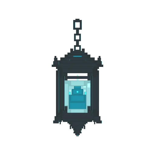 Front view of Floating Soul Lantern