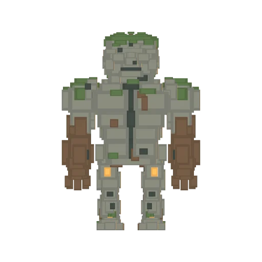 Front view of Moss Stone Guardian